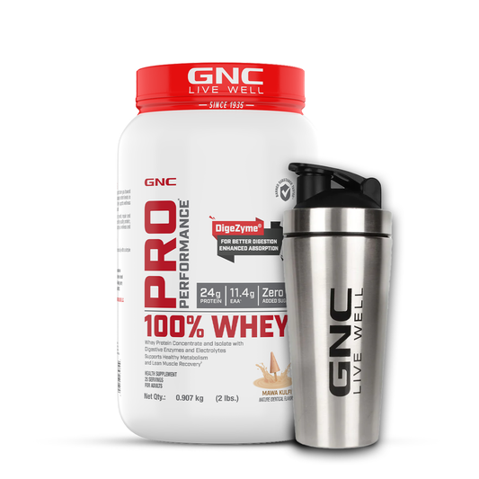 GNC PP 100% Whey Protein Kulfi Powder 4 lbs