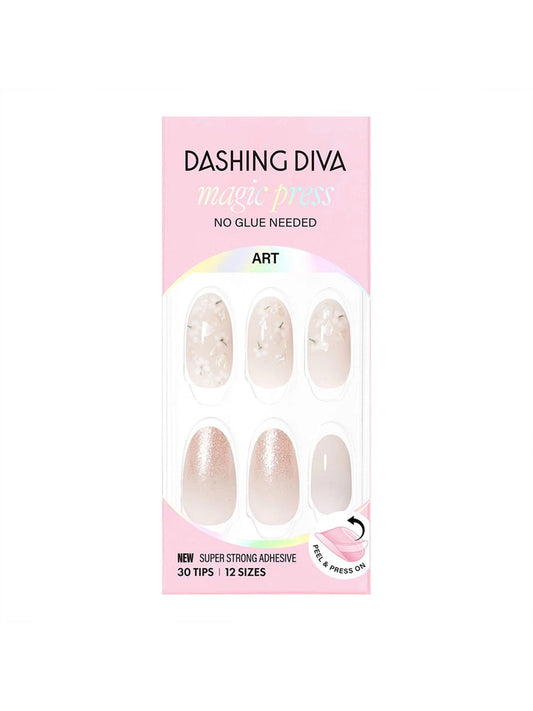 Dashing Diva MAGICPRESS White Floral