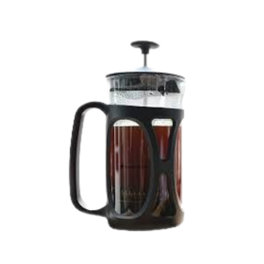 Compact Borosilicate French Press with Stainless Steel Filter