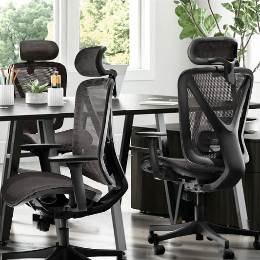 Taiwan ShinySun Modern 3D Move PU Armrest Height Adjustable PU Ergonomic Executive Office Visitor Chair Computer Office Chair