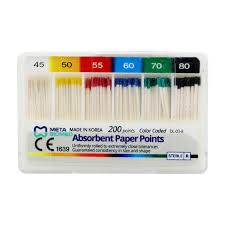 Import 2% Absorbent Paper Points #15-40, 29mm Length