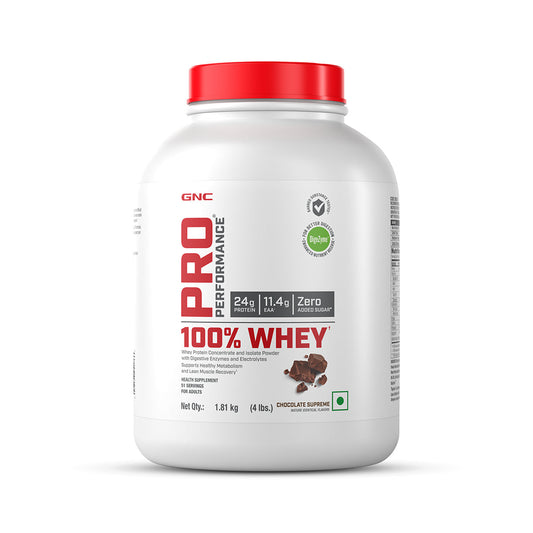 GNC Whey Protein Powder Chocolate Supreme 1 x 4Kg