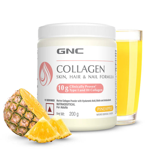 GNC Collagen pwdr Pineapple 200gm