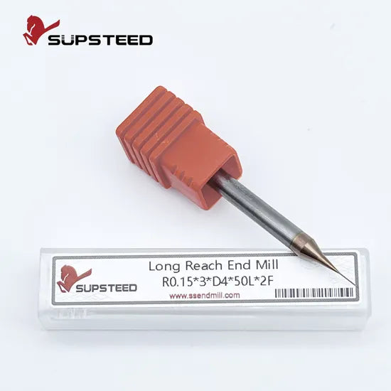 Consumer Electronics Cutting CNC Machine Carbide Long Reach Deep Groove End Mill for Innovative Devices