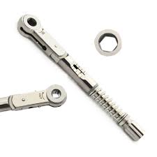 Import Stainless Steel Dental Wrench for Precision Adjustments