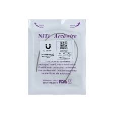 Import Pack of 2 Dental Niti Reverse Curve Arch Wires, Size: 0.012, Upper Ovoid Shape