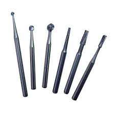 Import Set of 10 Durable Carbide Dental Burs for High-Speed Handpieces