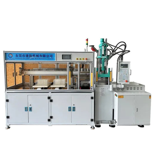 Full Automatic Equipment Manufacturing Plastic Flosser Dental Floss Stick Tooth Pick Making Vertical Injection Molding Machine