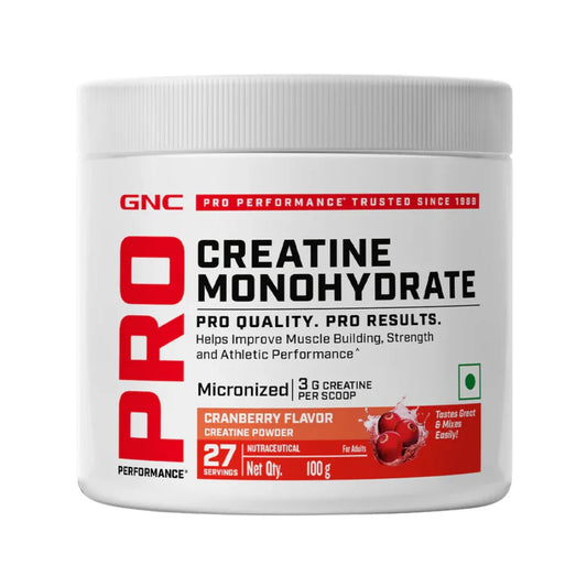 GNC Creatine Monohydrate Powder Cranberry 100gm