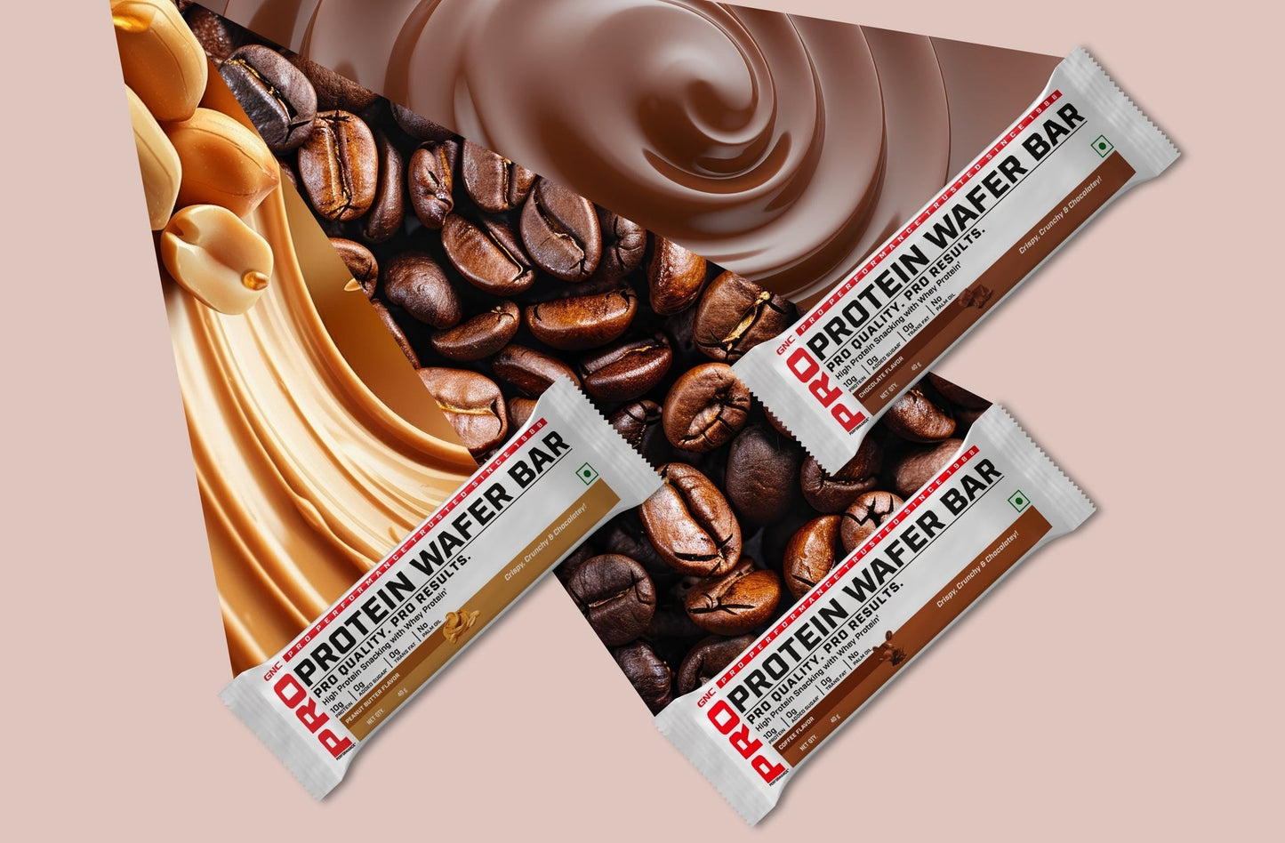 GNC PP PROTEIN WAFER CHOCOLATE BAR 40G