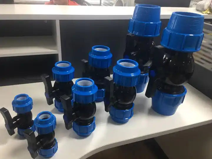 PN16 high quality irrigation HDPE PP Compression fittings reducing coupling PE Push Fit quick connector