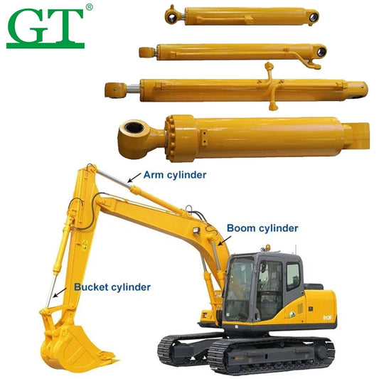 High Performance Durable Excavator Hydraulic Cylinder Heavy Duty Construction Machinery Part