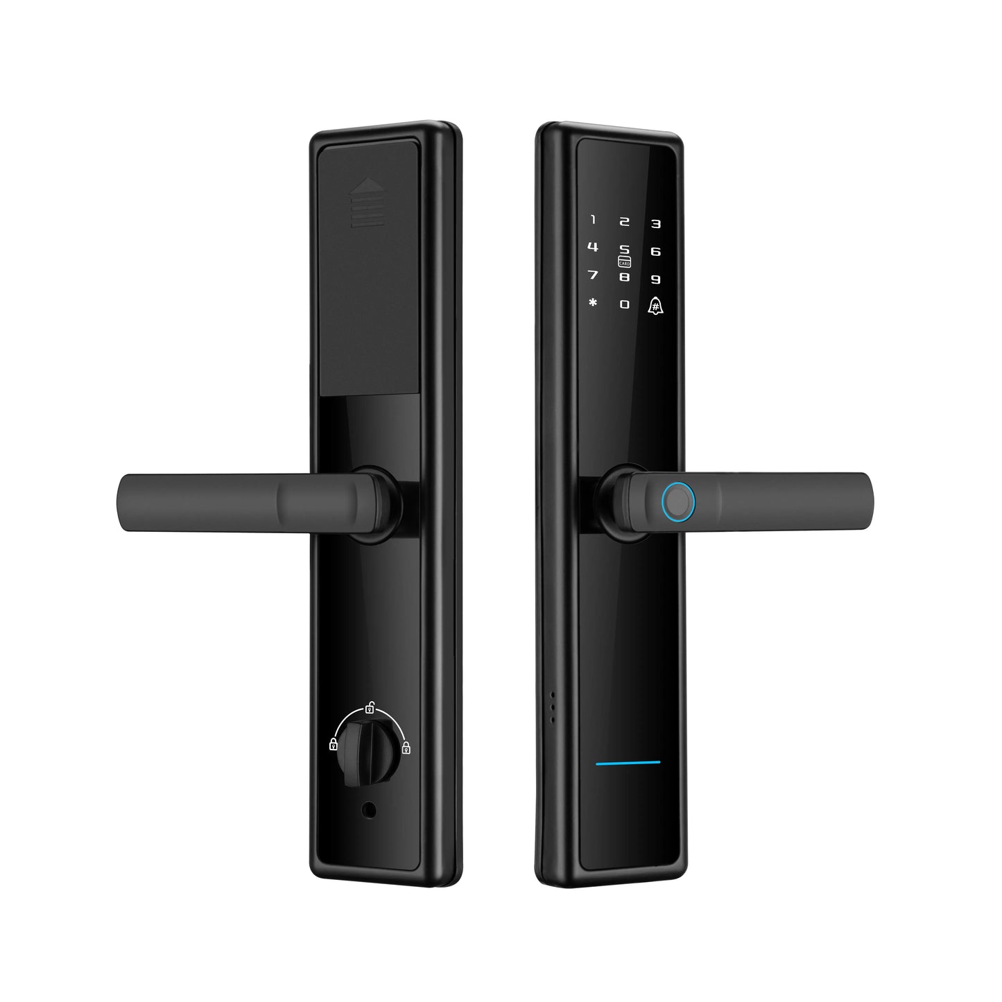 High RecognitionSmartLock ForHomeApartment Waterproof Anti-Theft RFID Fingerprint Password Access Tuya Control For Wood