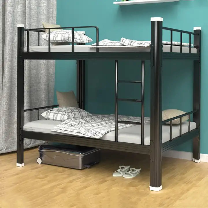 Double Decker Metal Bed WITH STAIRS