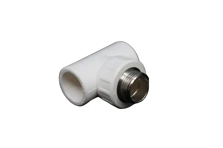 PPR-C TEE ROUND ( MALE THREADED ) PIPE FITTINGS PLUMBING MATERIALS DIN HIGH QUALITY CUSTOMIZED 20MM, 25MM, 32MM