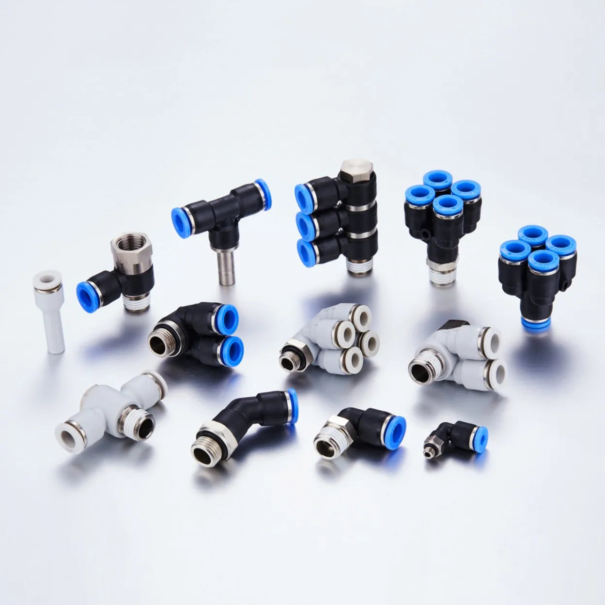 Ningbo Isaiah Brand Pneumatic Parts BSP PT One Touch Push in Connect Tube Air Fittings