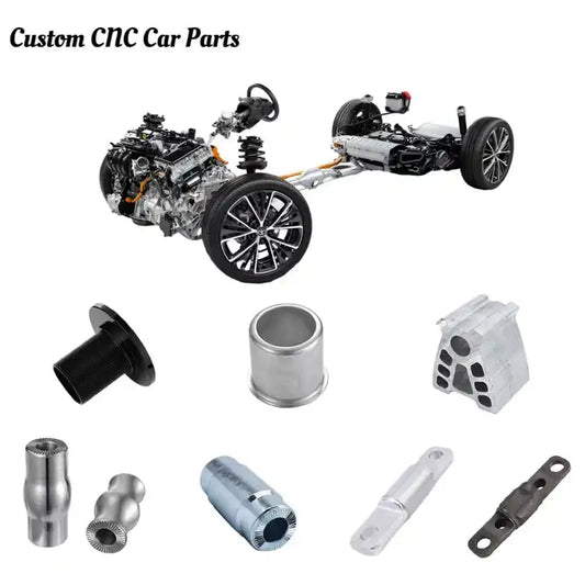 Precision Turning Machined Aluminum and Metal Components CNC Car Parts