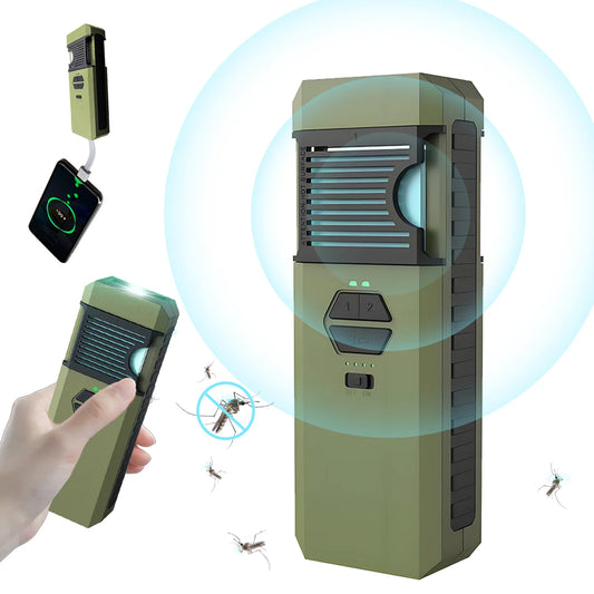 9000mAh Mosquito Repellent Device with Flashlight Rechargeable Mosquito Repellent Outdoor Camping Use|Factory Wholesale OEM
