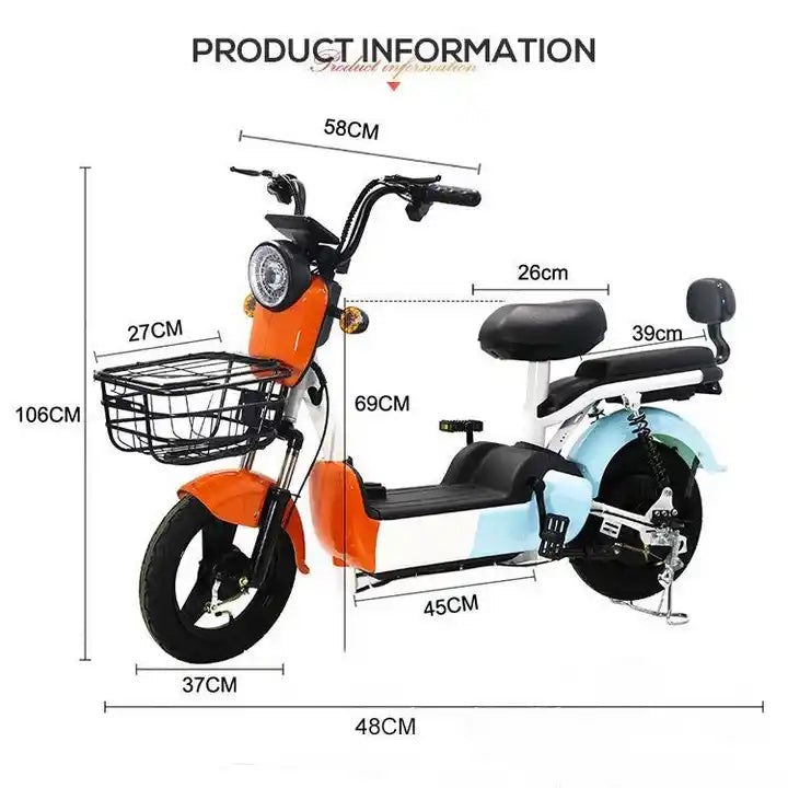 Electric Bike Long Range High Speed Electric City Bike