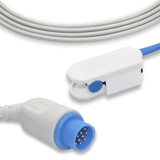 China Medical Supplies Manufacturers Reusable SpO2 Sensor Adult Finger Sensor Spo2 Compatible with Biolight