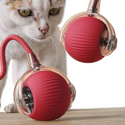 Toys For Pets Hot Sale Smart Cat Balls Electric Mascotas Interactive Speedy Tail Cat Toy Ball Pet Interactive & Movement Toys