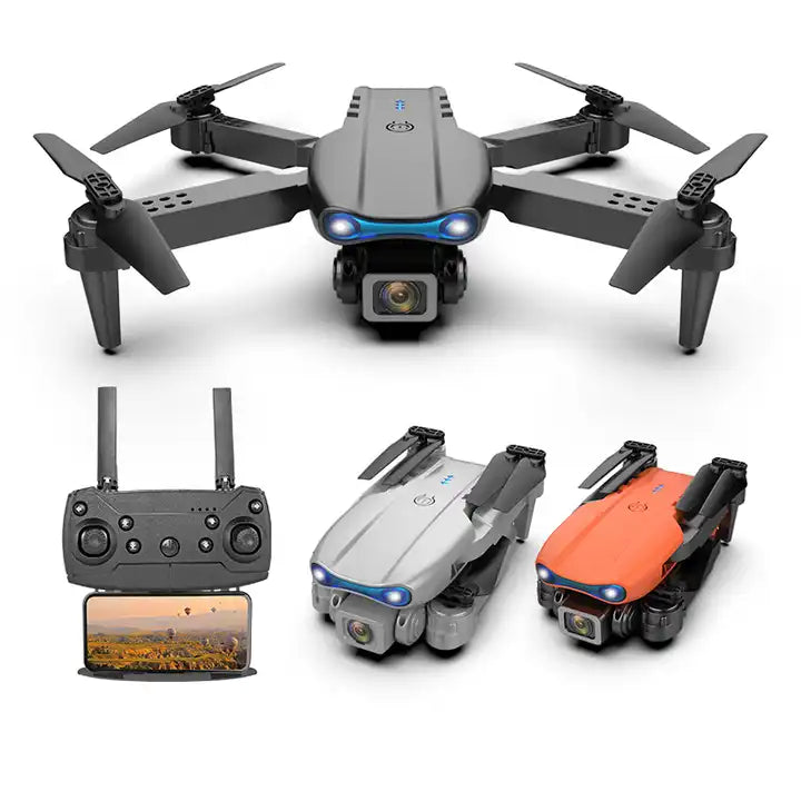 Mini Drone E99 Pro With 4k Uav Camera And Gps Long Range 2.4g Remote Control Foldable 360 Flip Headless