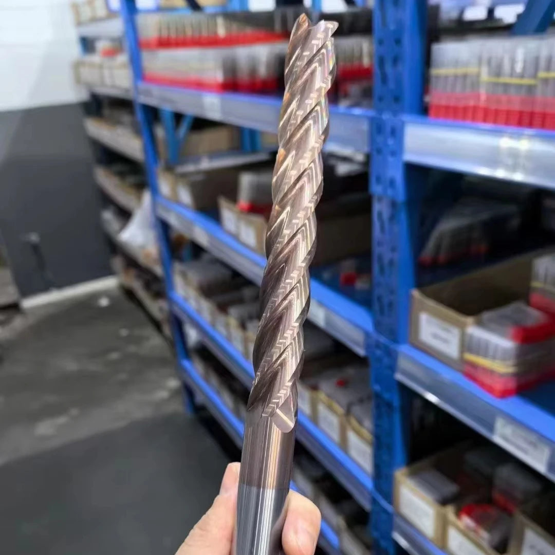 HRC45/55/60/65 Wholesale Price Custom 4 Flute Frase Endmill Tungsten Solid Flat Square End Mill Carbide Milling Cutter