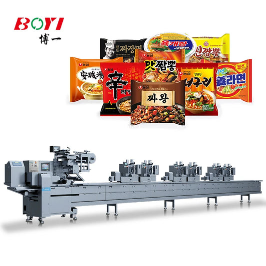 Fficient Bag, Bowl, and Cup Packaging Solutions for Instant Noodles.Automatic Fast Food Steamer Bag Packing Machine.