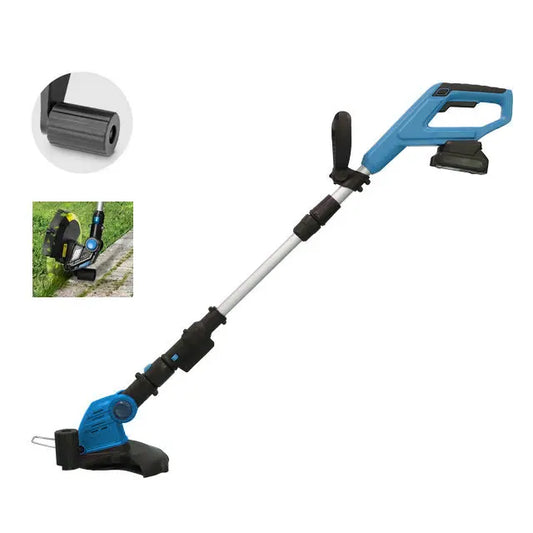 2 in 1 Lawn Mower Edger Tool String Grass Trimmer Brush Cutter Weed Whacker Cordless Electric 21V Garden Landscaping