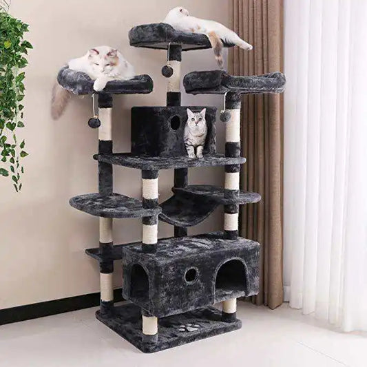 High Quality Cat Tree Design Cat Tower Indoor Cats Multi-Level Condo and Scratching Posts for Kittens