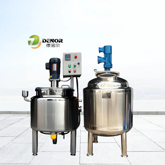 1000L Stainless Steel Juice Mixing Tank Homogenizer for Manufacturing Plant for Powder Soap Cosmetic 220V Motor Gear Coating