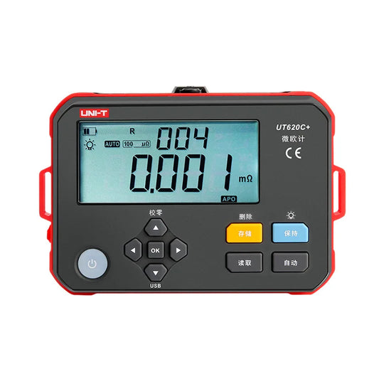 UNI-T UT620C+ Micro-ohmmeter High Precision Testing Equipment with Wide Range of Resistance Values Measurement Good Price Stock