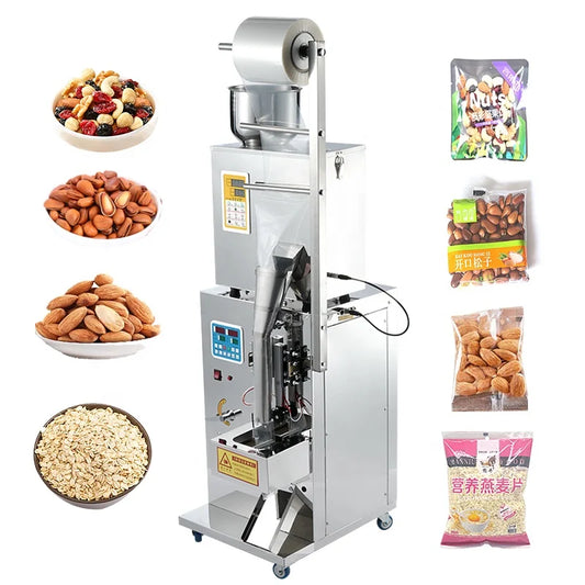 Multifunctional Automatic Nuts Peanut Candy Popcorn Coffee Tea Bag Packing Machines 1g 50g 100g Sealing Machines