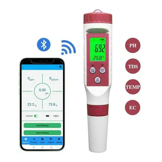 Factory Price PH/EC/TDS/TEMP Meter Water Quality Tester for Farming Aquarium Hydrogen