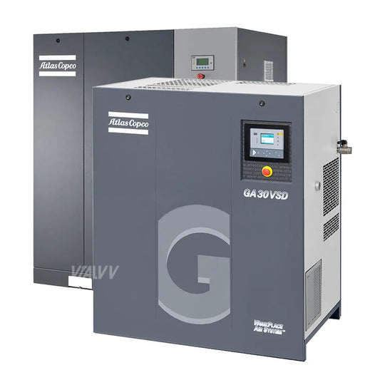 ATLAS COPCO G30FF GA30FF Screw Air Compressor 30KW 40HP G30 AtlasCopco GA30 GA30VSD FF VSD Aircompressor 30 KW 40 HP GA22 GA37