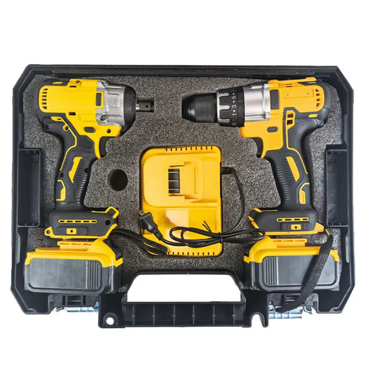 21v Portable 21V Electric Cordless Brushless Drill Machine Excellent Lithium Battery Variable Speed Charging Power for Home DIY Use