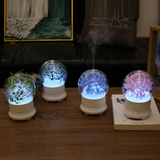 Night Lamp Eternal Flower Aromatherapy Machine Best-Selling Household Electronic Accessory Creative Humidifier Electronic