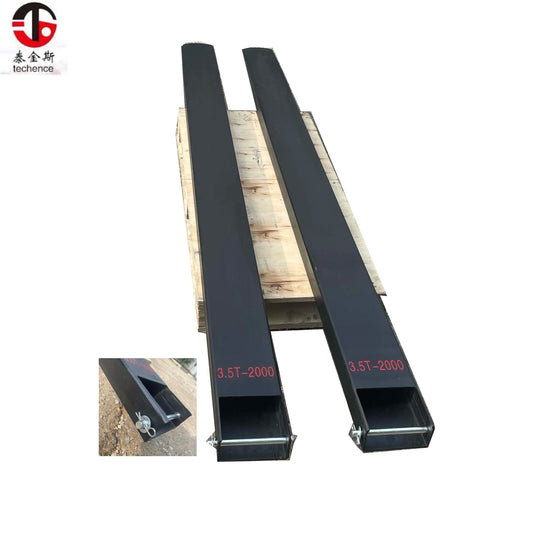 Custom 3ton 1070mm Telescopic Forklift Extension with Durable Ball Bearing Metal Material for Retail Industries