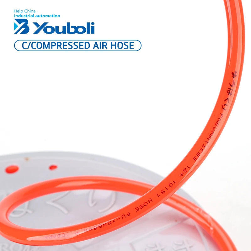 China Manufacturer's PU Series Tube Factory Price 8*5 6*4 4*2.5 10*6.5 12*8 14*10 16*12 Polyurethane Pneumatic Pu Tube