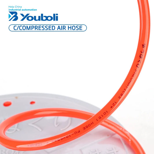 China Manufacturer's PU Series Tube Factory Price 8*5 6*4 4*2.5 10*6.5 12*8 14*10 16*12 Polyurethane Pneumatic Pu Tube