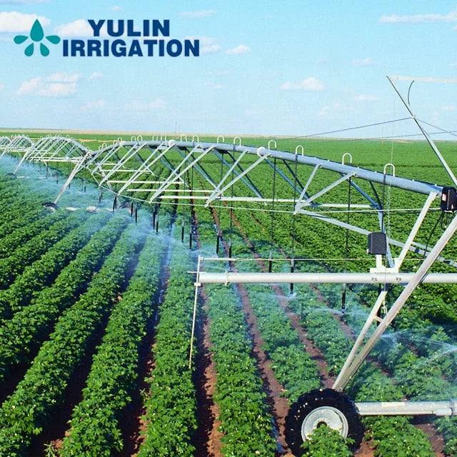 2025 10ha Low Cost Agricultural Equipment New Metal Center Pivot Farm Irrigation System Gearbox Motor Pump Engine Core Sale
