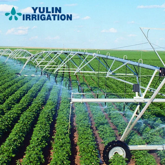 2025 10ha Low Cost Agricultural Equipment New Metal Center Pivot Farm Irrigation System Gearbox Motor Pump Engine Core Sale