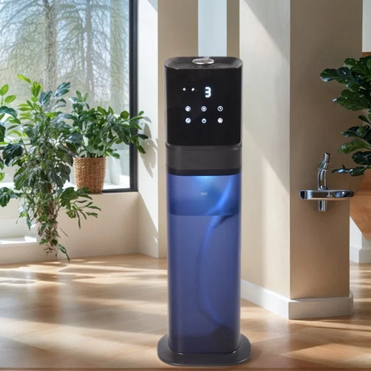 Modern Portable Ultrasonic Cool Mist Air Humidifier Water Filter Aroma Diffuser Negative Ion Fresh Air for Home Room Standing