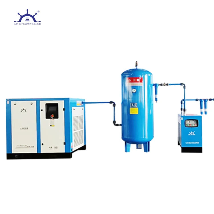 Customized Support 10HP 20HP 30HP Rotary Silent Air-compressors 7BAR 8bar 10bar 12bar Industrial Screw Air Compressor