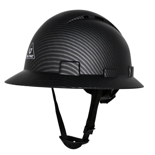 ULTAC B2B Solid Color Class C HDPE Construction Site Industrial Full Brim High Hardness Safety Labor Protective Helmet China