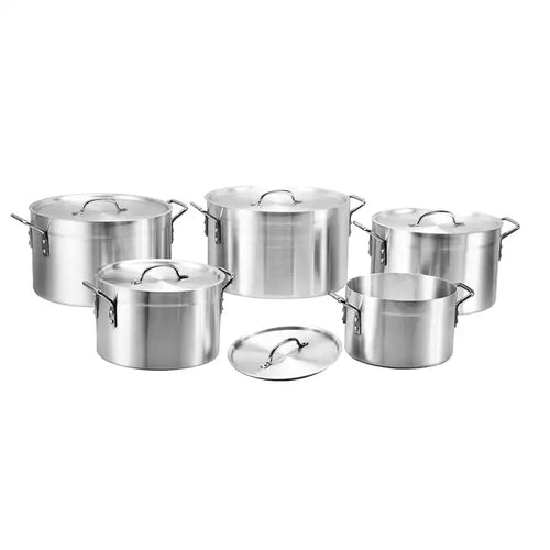 Hotel Restaurant Commercial Model Soup Pot Aluminum Cookware Set Large Soup Aluminum Bucket