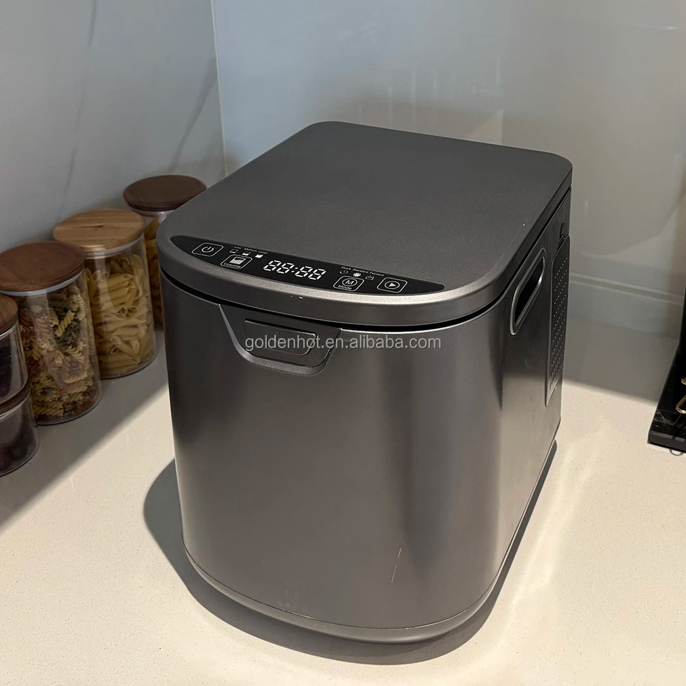 2025 Latest Fully Automatic Kitchen Organic Food Waste Ingredient Recycling Composter Electric Household Food Waste Composter