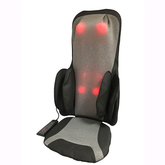 Shiatsu Neck & Back Massager with Heat, Full Back Kneading Rolling Massage, Massage Chair Pad with Heat and Compression