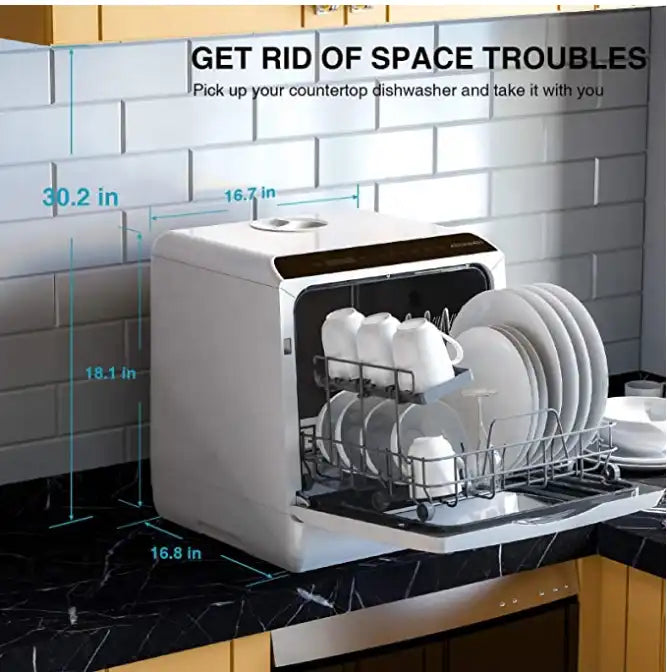 4 Sets Household Mini automatic dishwasher machine