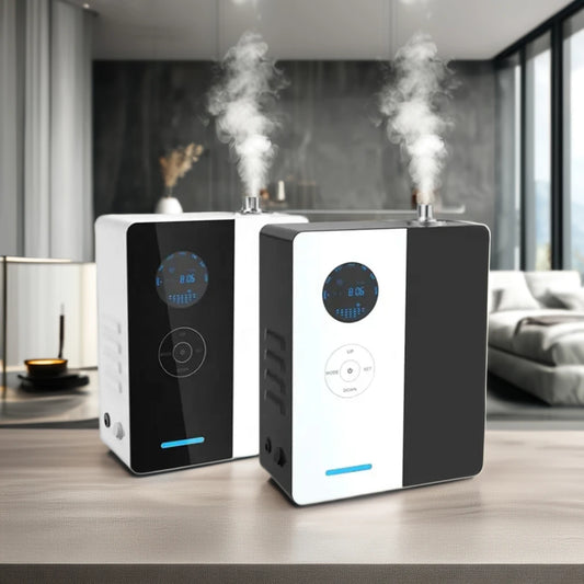 Commercial Wifi Control Electric Scent Diffuser Machine HVAC System Wall-mounted Aroma Diffuser for Hotel Lobby